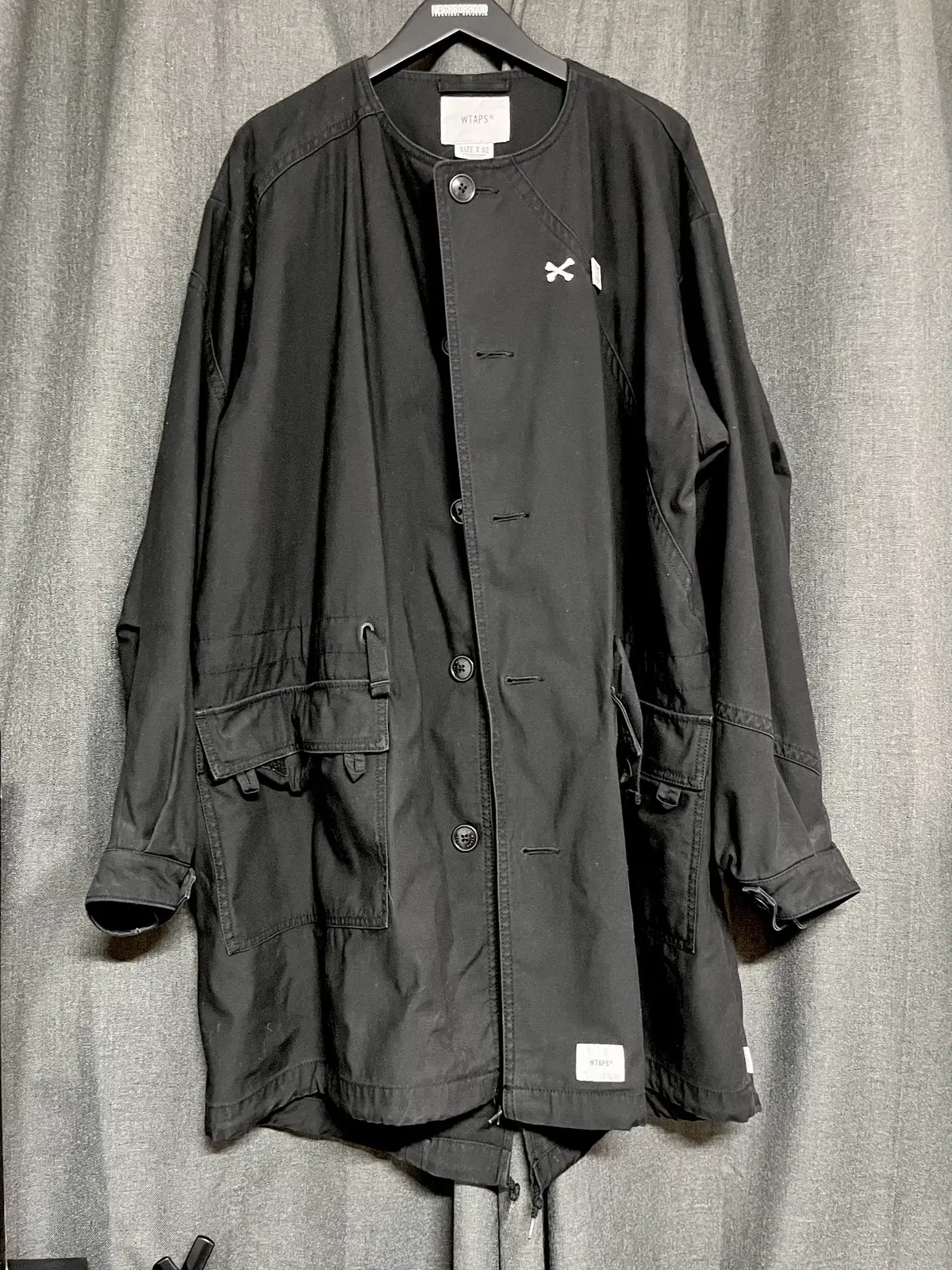 WTAPS 더블탭스 18SS PEEP JACKET NYCO SATIN